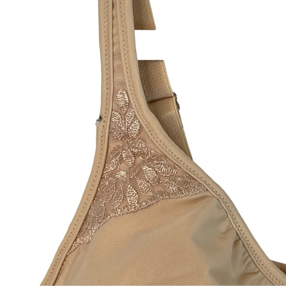 Bali Nude Bra 36 80 Wireless Lightly Lined Comfort Fit Everyday Neutral NWOT - Picture 3 of 8